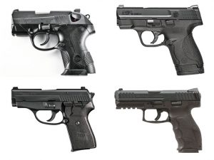 Pistols chambered in .40 cal S&W